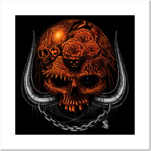 Orgasmatron, Sepultura, Motörhead, mashup Wall Art by PeligroGraphics